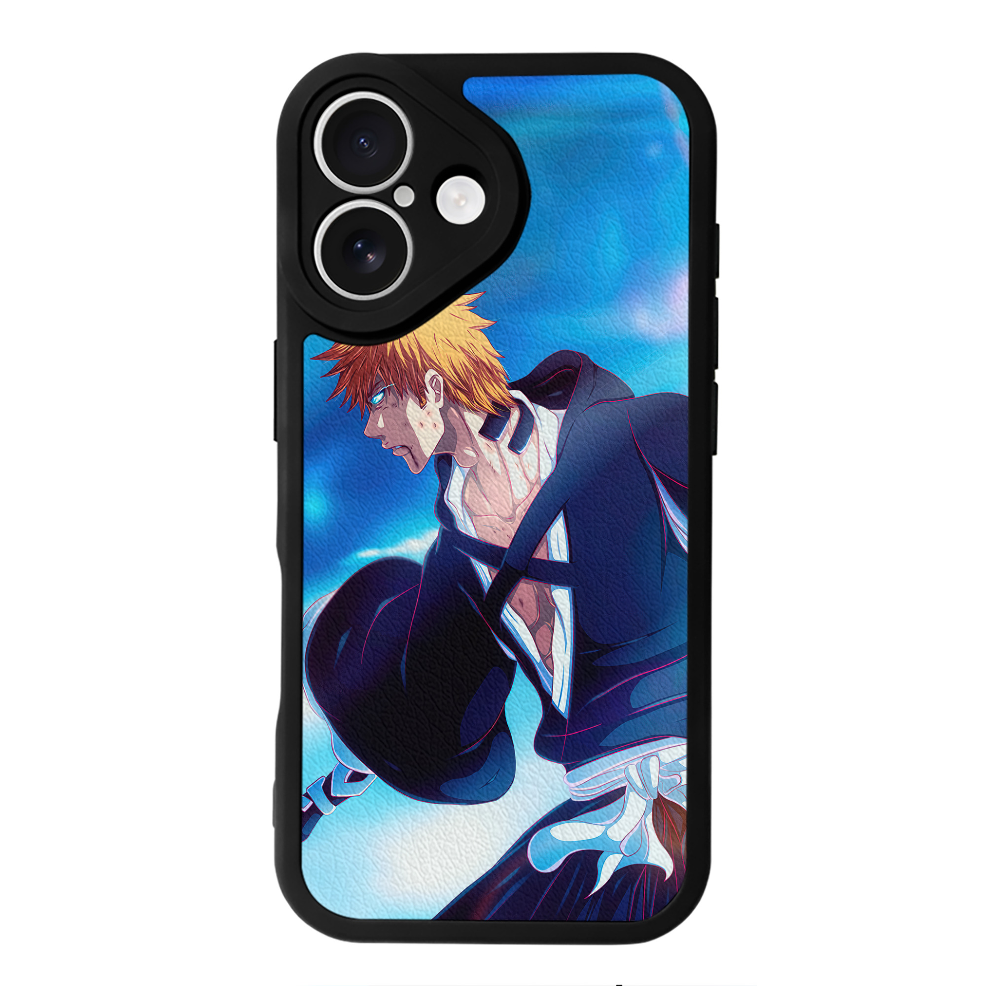 （画像用） ブリーチ BLEACH 【iPhone 16シリーズ対応】シリコンスマホケース（レザー調） 材質：シリコン